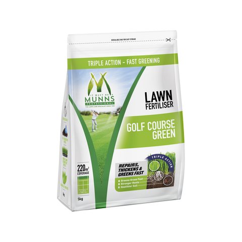 Munns Professional 5kg Golf Course Green Granular Lawn Fertiliser All Lawns