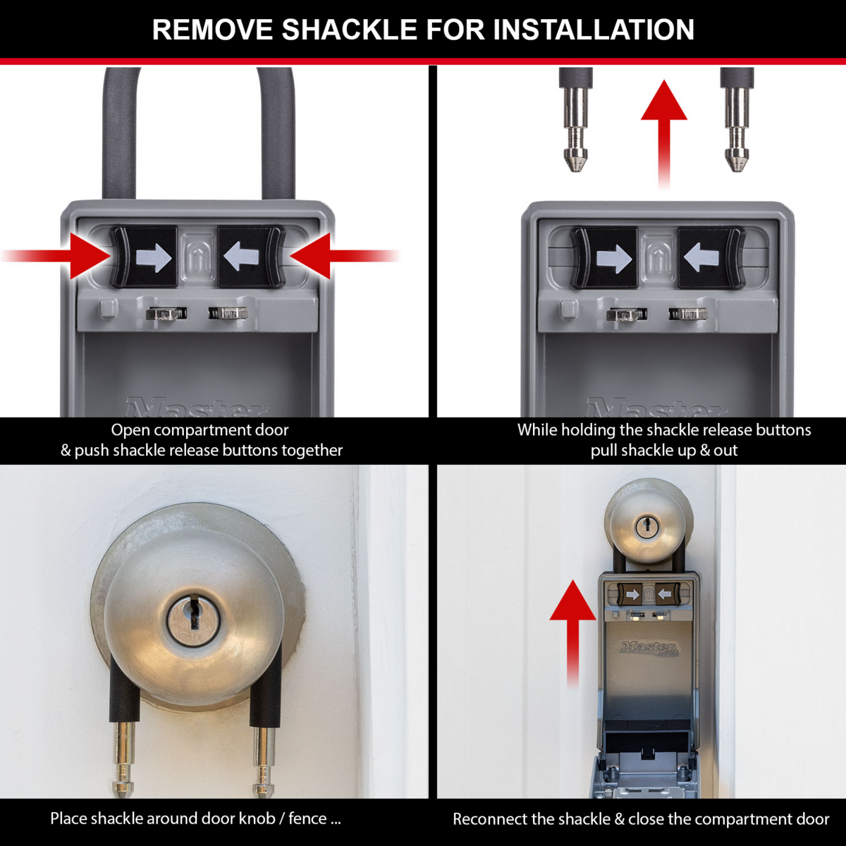 Master Lock Portable Next Gen Combination Key Safe