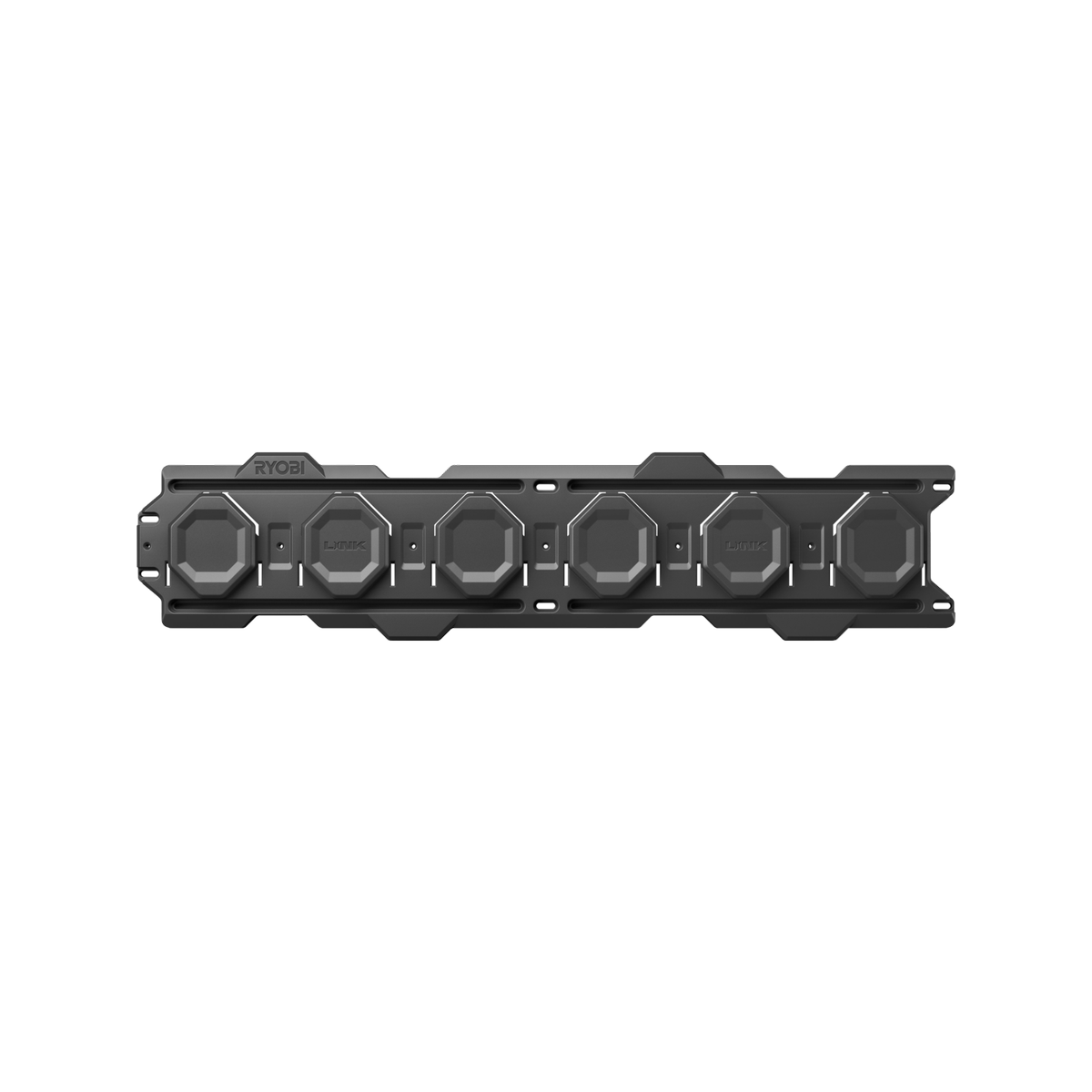 Ryobi Link 2 Piece Wall Rail Set - 838mm x 165mm - Modular Storage Solution - SuperSaverAU - view 1