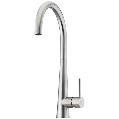 Oliveri Essente gooseneck mixer tap - 316 Stainless Steel, WELS 5 Star, lead-free, 6L per minute - SS31620