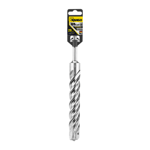 Kango 28mm x 250mm K4 SDS Plus Drill Bit for Concrete & Masonry, 200mm Drilling Depth