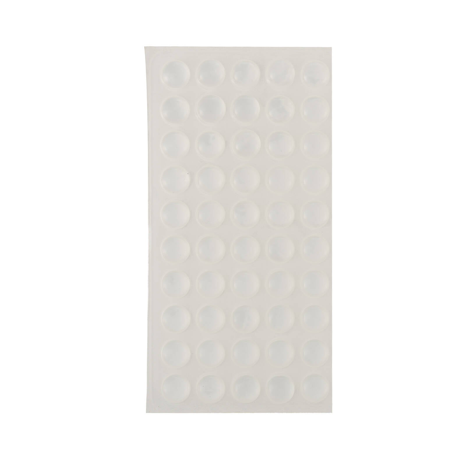Taskmaster 9.5 x 3.8mm Clear Silicone Rubber Door Buffer - 250 Pack