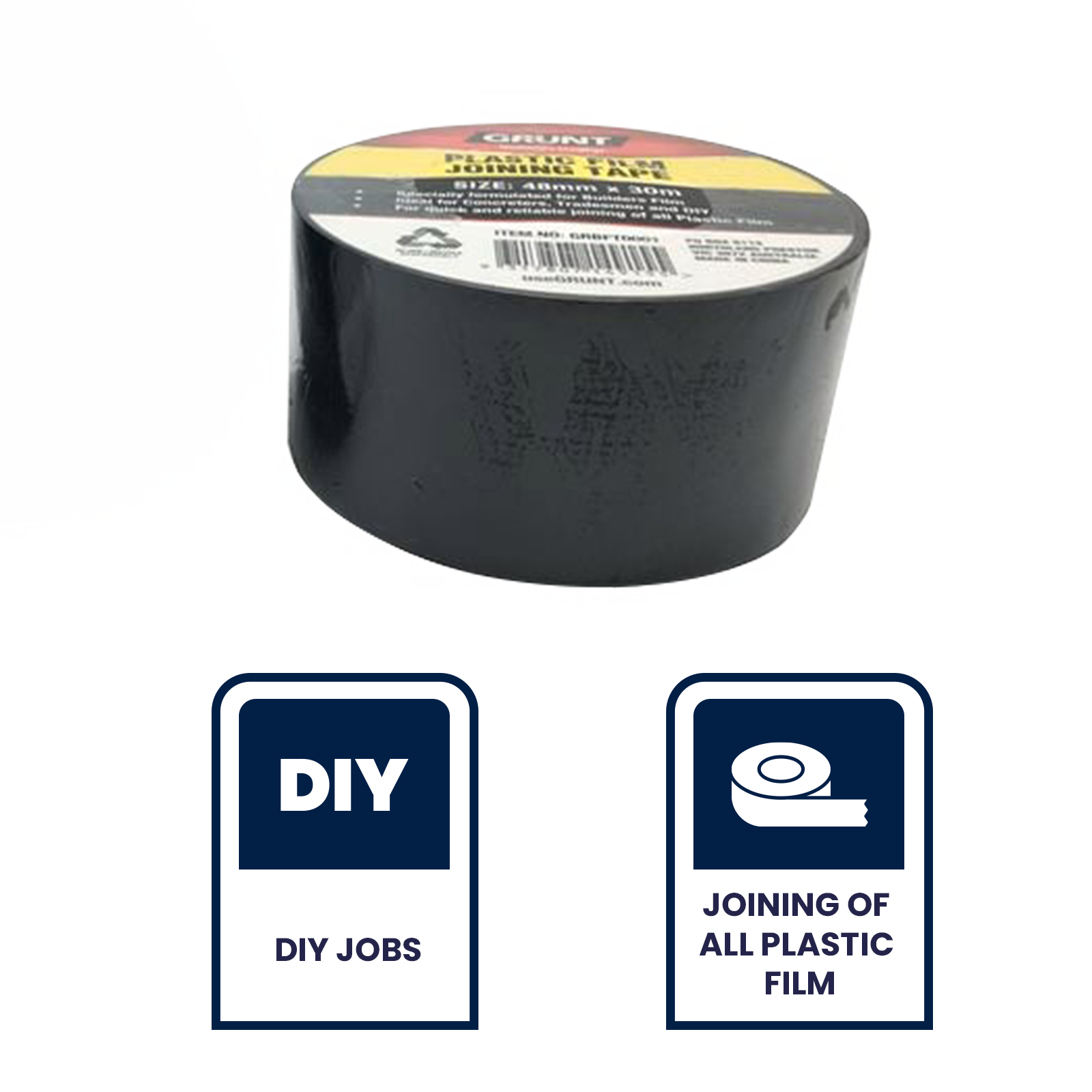 GRUNT 48mm x 30m Builders Film Joining Tape