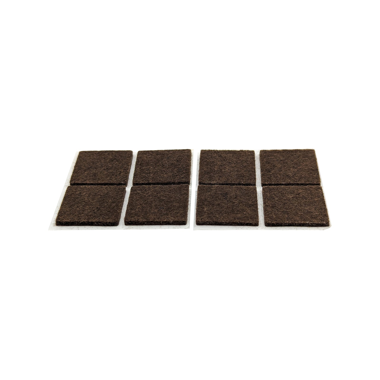 Surface Gard 25 x 25mm Brown Square Felt Floor Protectors 8 Pack