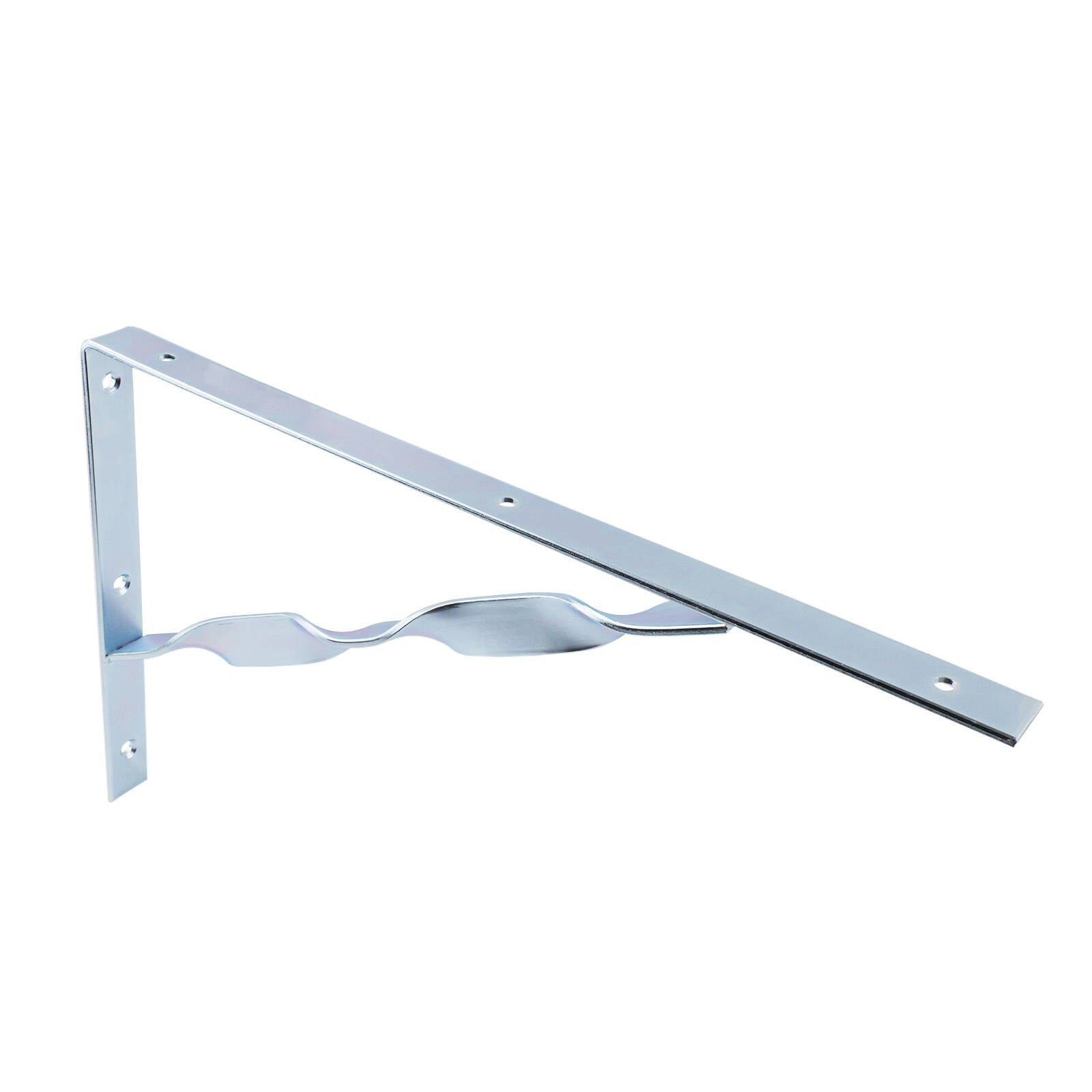 Carinya 400 x 250mm Zinc Plated Heavy Duty Twisted Stay Bracket, 300kg Capacity