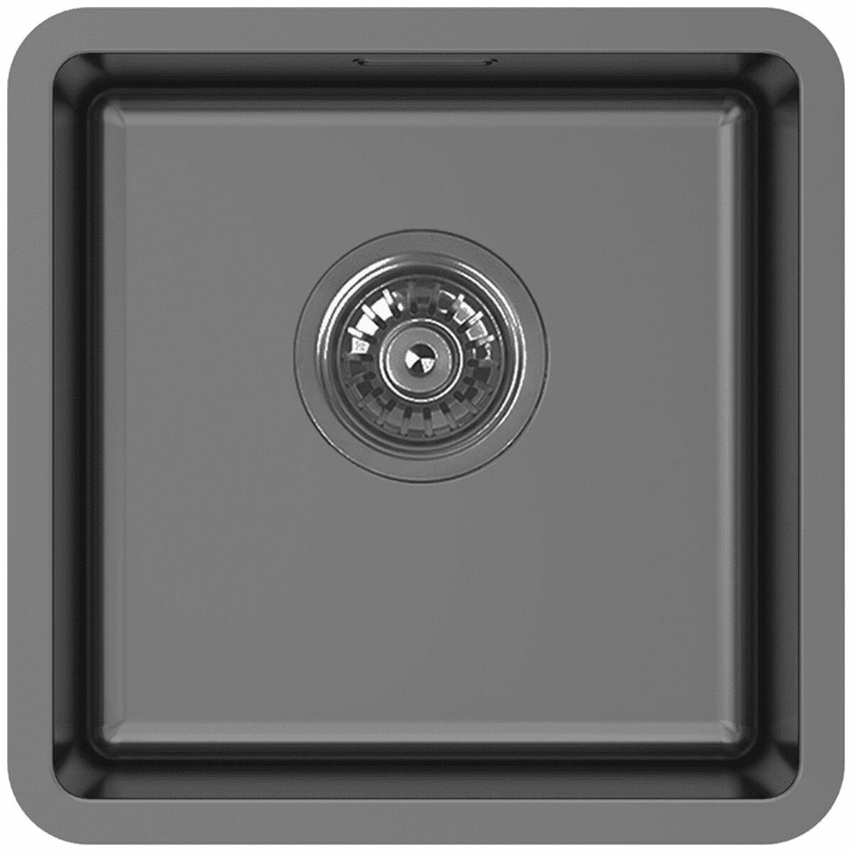 Abey single bowl bar sink 15L - Black Pearl SUS304 stainless steel, topmount or undermount - BS1B