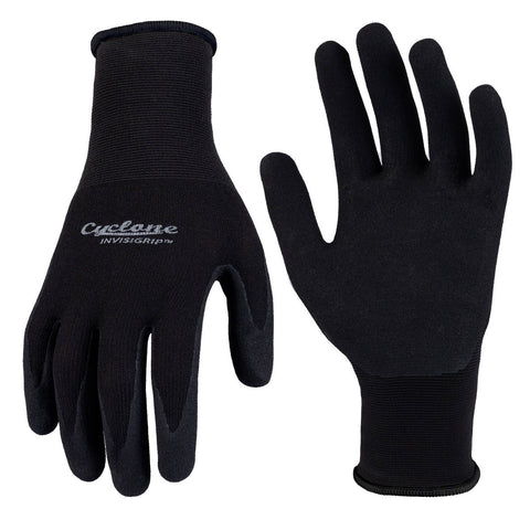 Cyclone Invisigrip Tough Gardening Gloves - X-Large - Nitrile Coated - Water Resistant - Anti-Slip Grip - SuperSaverAU - view 1