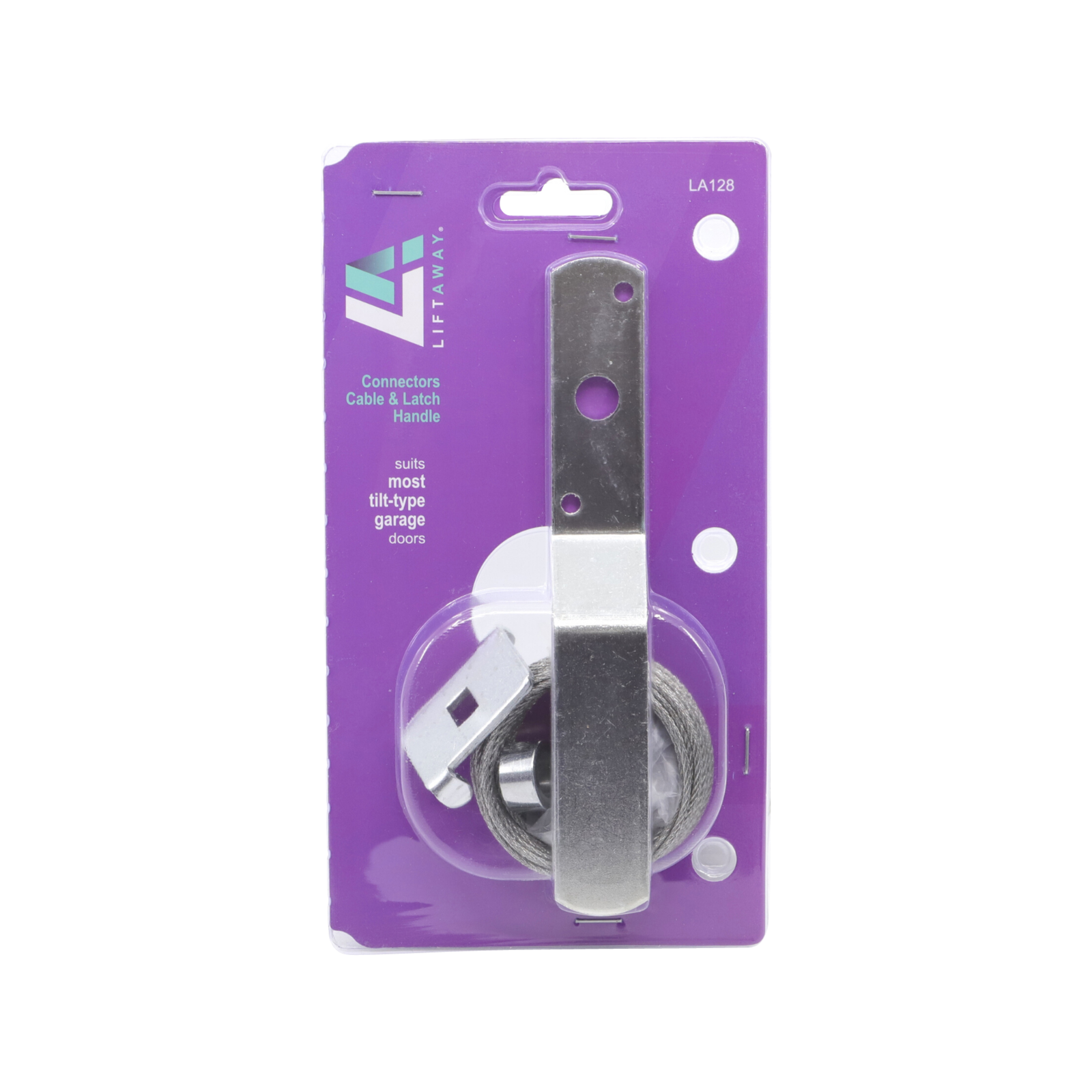 Liftaway Steel Connectors, Cable & Latch Handle Garage Door Repair Kit