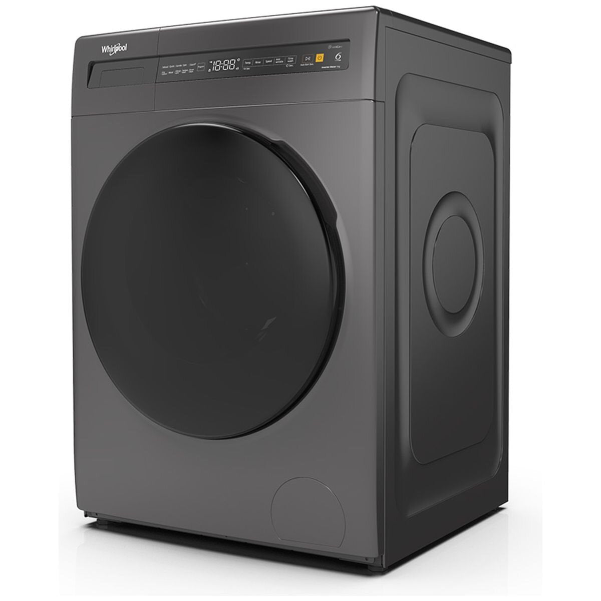 Whirlpool 9kg/6kg Essentials Washer Dryer Combo - Black, Sanicare Hygiene Wash, Hot Air Fresh - WWEB9602IG