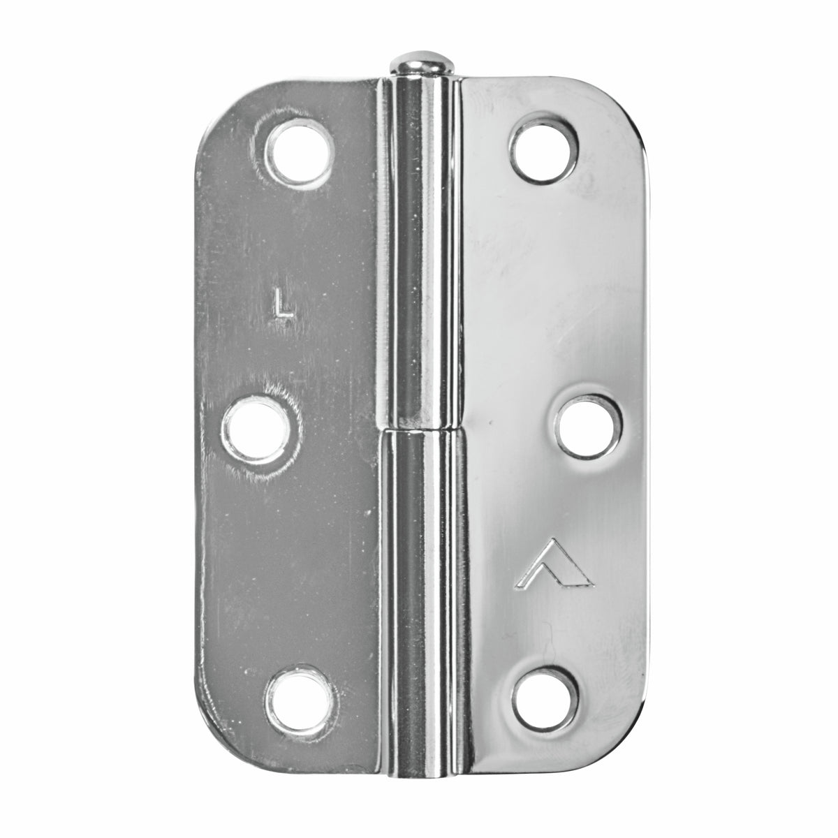 Pinnacle 90mm Chrome Plated Lift Off Radius Hinge Right Hand