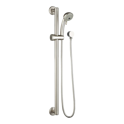 Evekare 32 x 900mm Grab Rail & 3 Function Shower - Brushed Nickel - Safety & Accessibility - SuperSaverAU - view 1