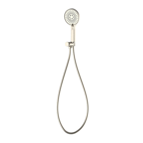 Mondella Resonance Brushed Nickel 5 Function Hand Shower Set WELS 3 Star 9L/min