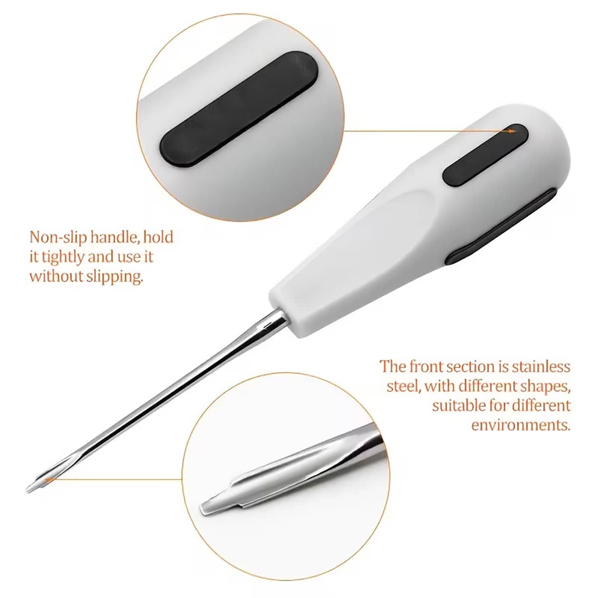 Dental Elevator Instrument Set, Stainless Steel Luxating Kit - Set of 8 - view 5