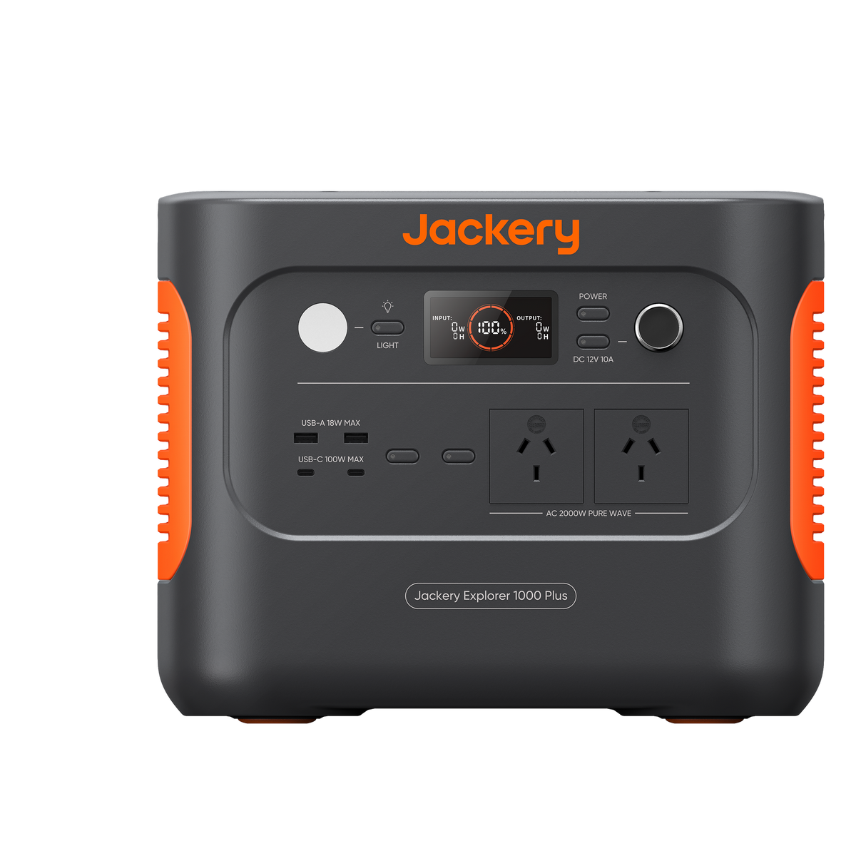 Jackery Explorer 1000 Plus Portable Power Station, 1264Wh, 2000W, Black