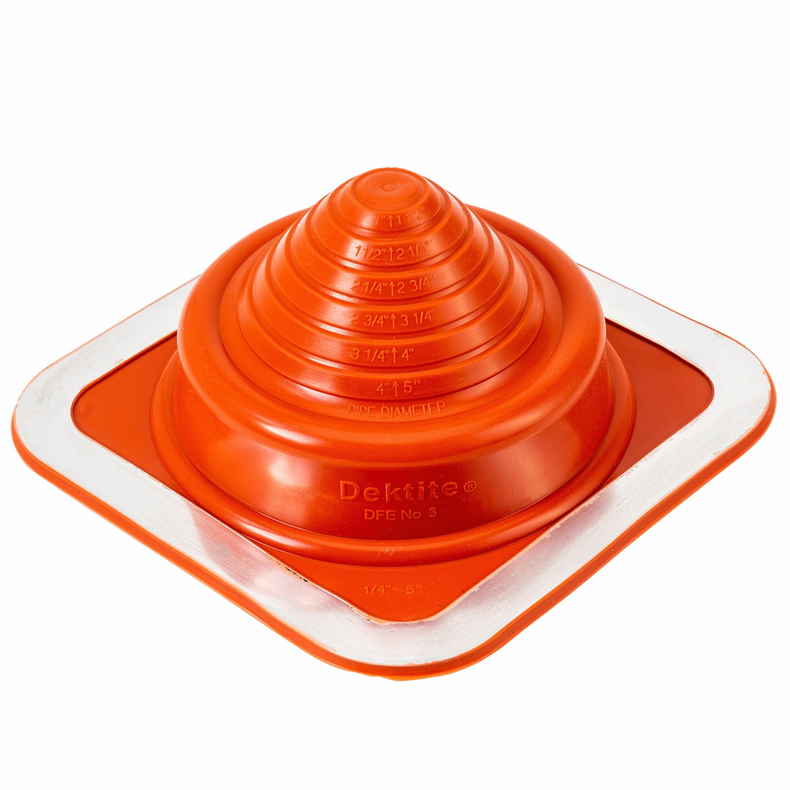 DEKS Dektite 5-127mm Red Silicone Roof Flashing Weather Resistant