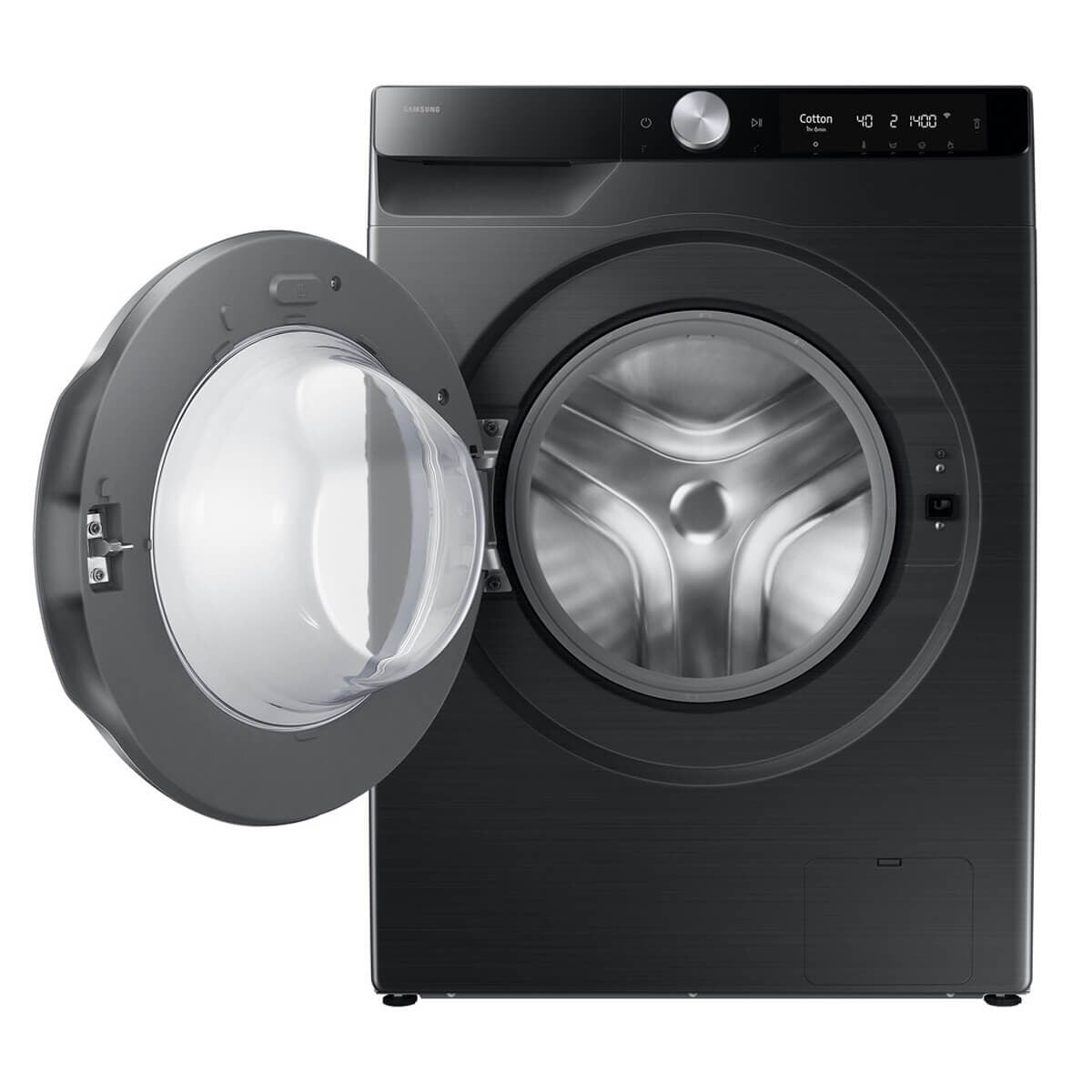 Samsung 9kg Smart Front Load Washing Machine - Black, Super Speed, SmartThings - WW90DG6U3ALB