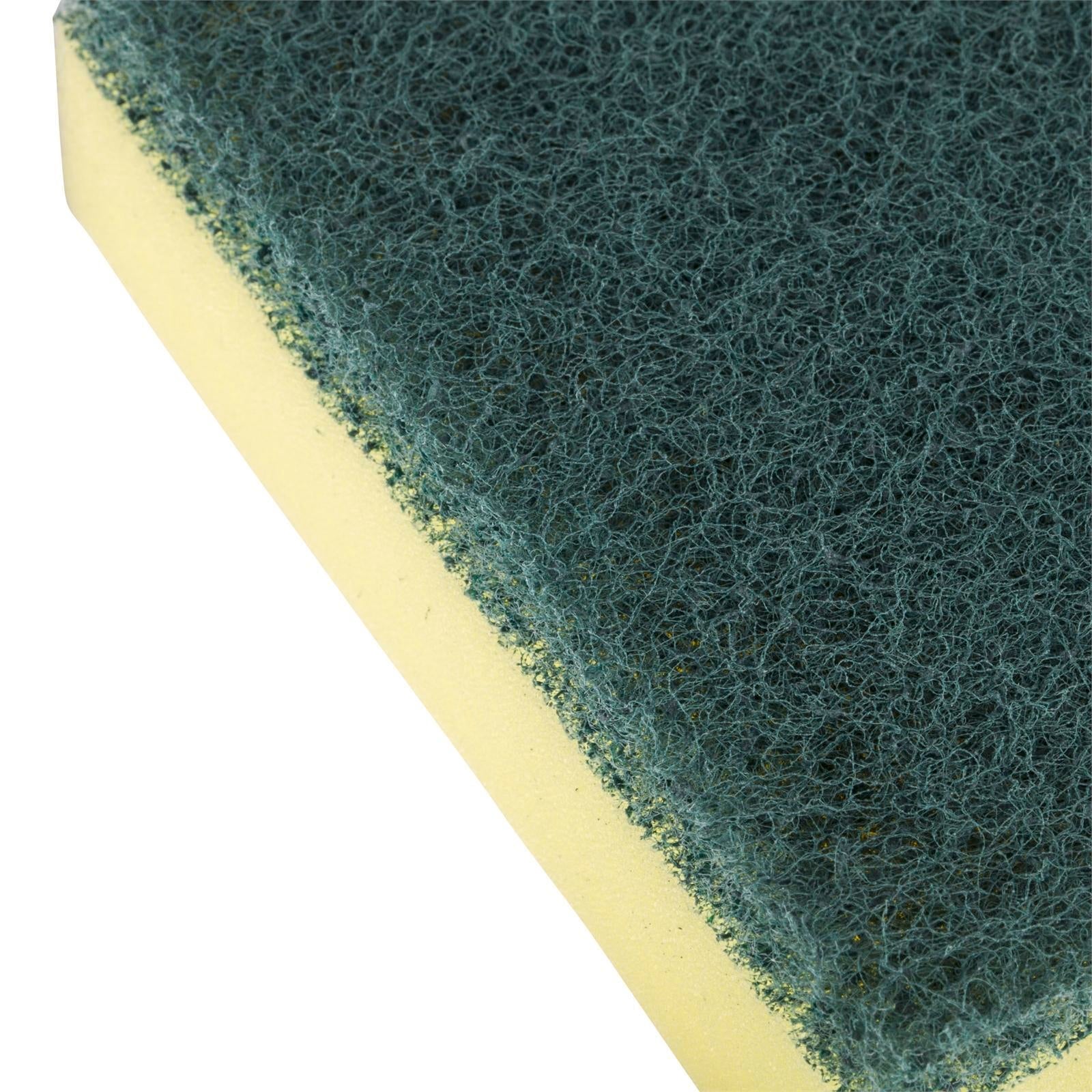 3M Scotch-Brite Heavy Duty Scrub Sponges 120 x 80mm 8 Pack - Polyester & PU Foam