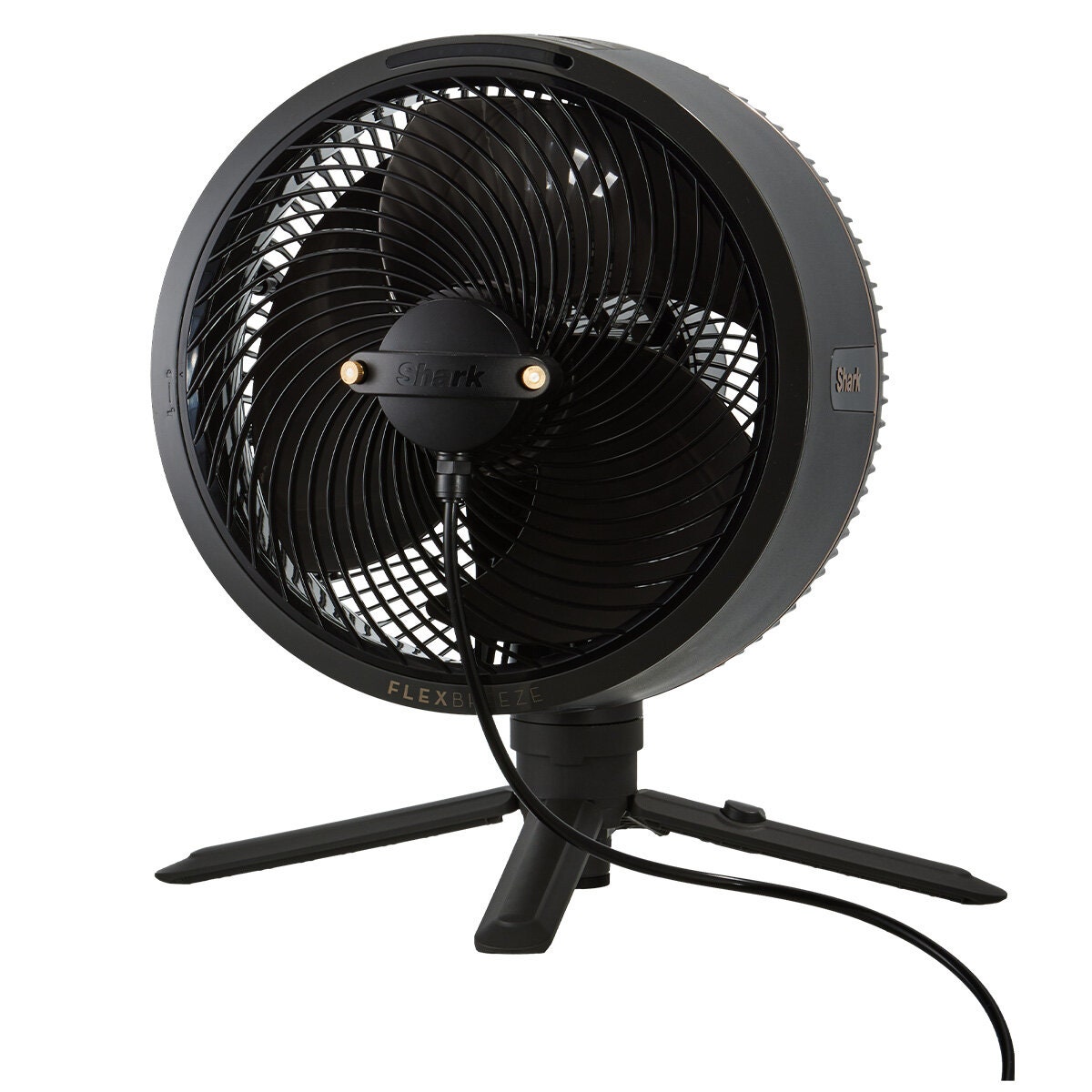 Shark FlexBreeze pedestal fan with misting attachment - Black - 5 speeds - corded or cordless - FA225