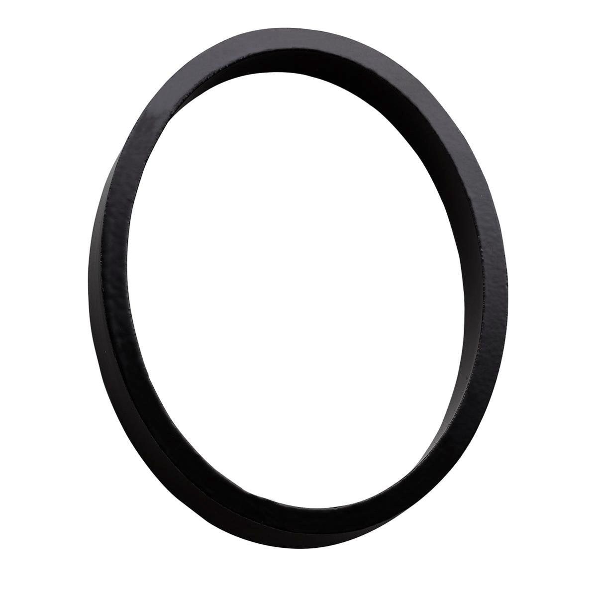 Sandleford Slimline House Number 0 120mm Black Steel, Powder Coated Weather Resistant
