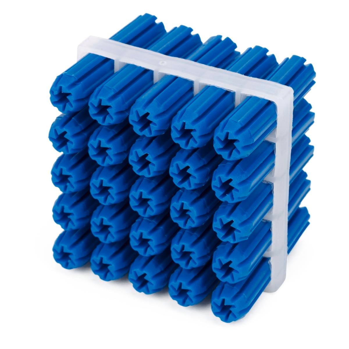 Ramset 8 x 35mm Blue Plastic Wall Plugs - Frame of 25