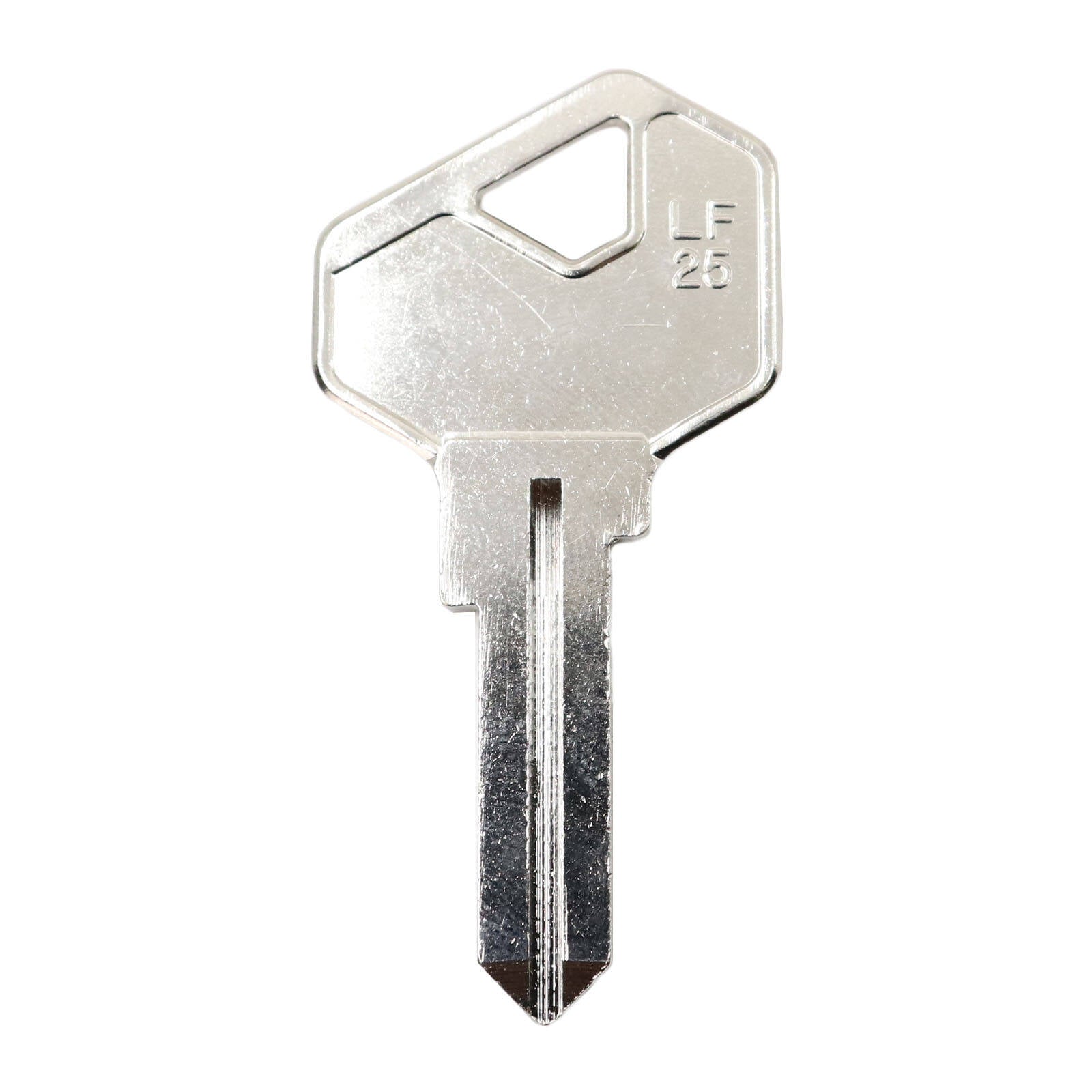 EHI LF25 Silver Blank Key 49mm Nickel Plated Brass