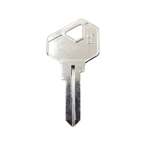 EHI LF25 Silver Blank Key 49mm Nickel Plated Brass