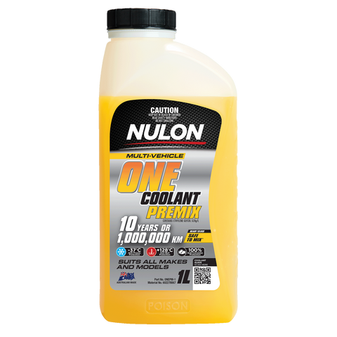 Nulon Multi Vehicle One Coolant Premix 1L - Universal Anti-Freeze & Anti-Boil - SuperSaverAU - view 1