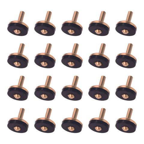 Kinetic 12mm Brass Tap Valve 20 Pack for Hot and Cold Water