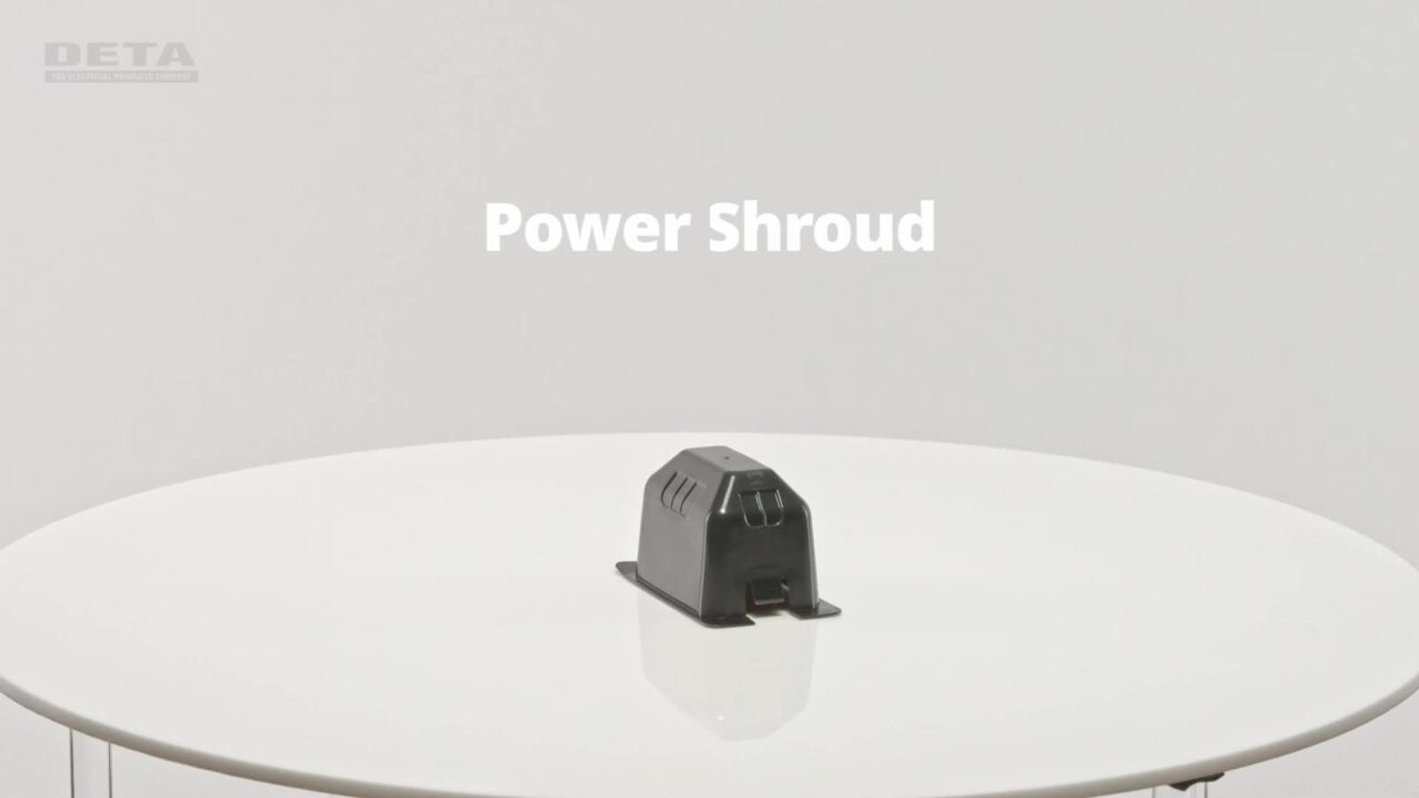 DETA Power Point Shroud Black PVC Insulating Cover