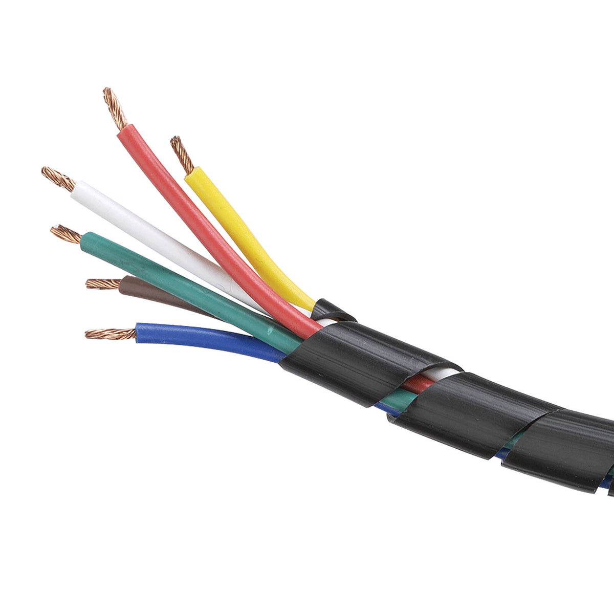 Narva 10m x 6mm Black Spiral Wrap Cable Protector