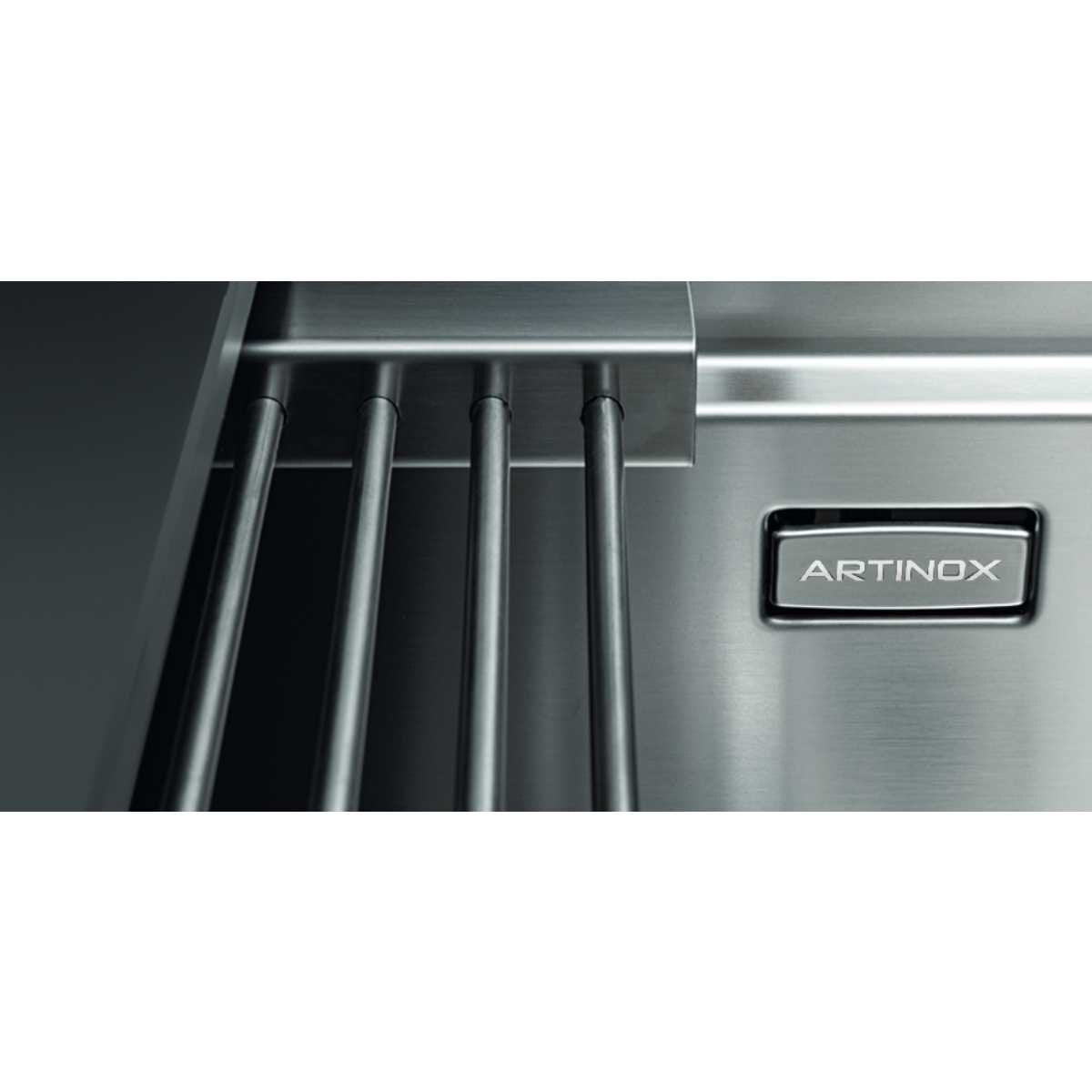 Artinox Planum Draining Rack - Silver Stainless Steel Finish, 300mm x 450mm - GRS3045