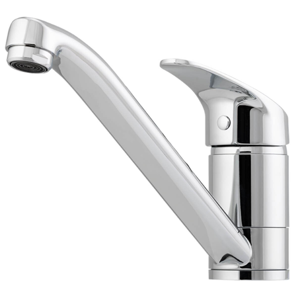 Oliveri Single Lever Kitchen Mixer Tap - Chrome Finish, Brass Body, 5 Star WELS - LON580FCR