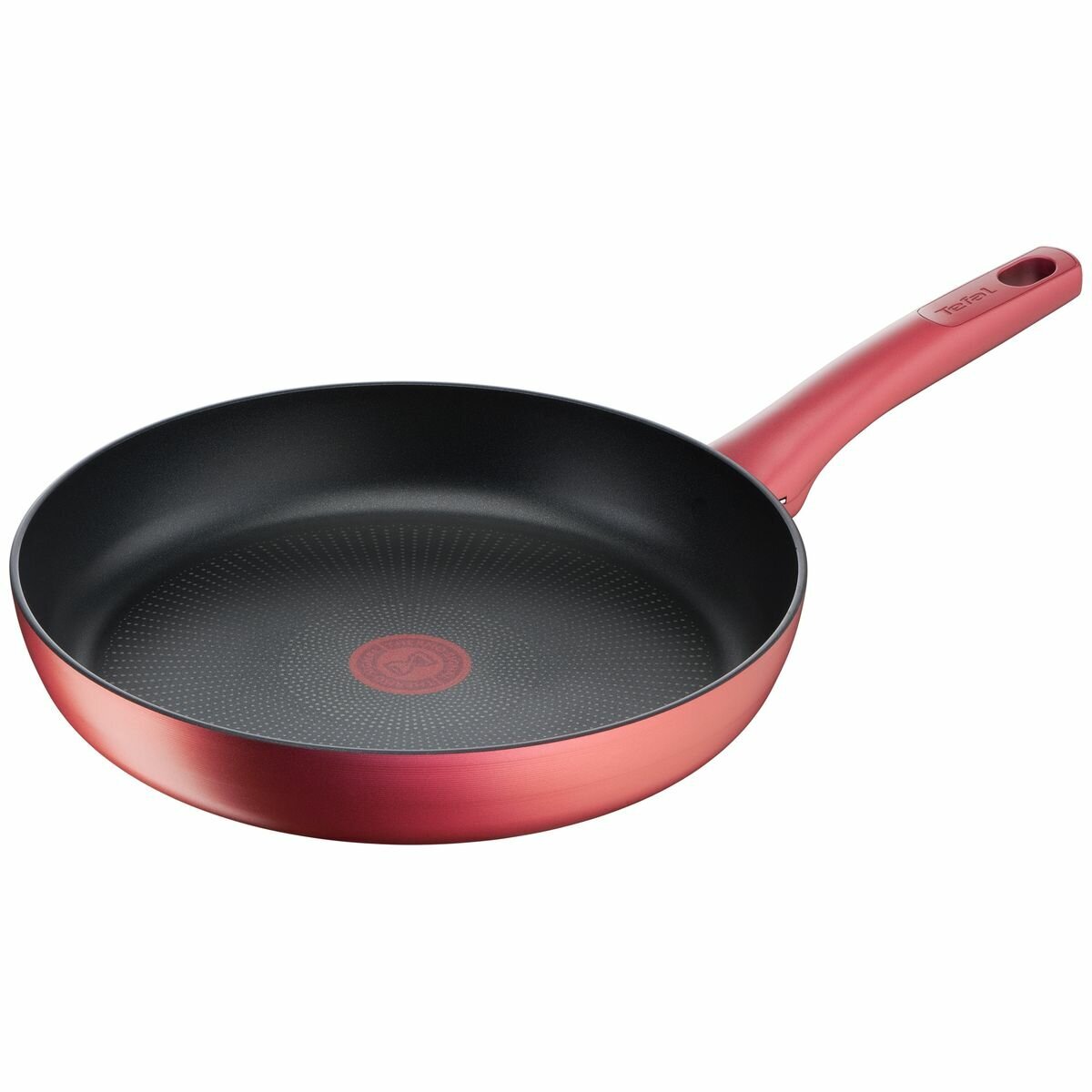 Tefal Perfect Cook 28cm Induction Non-Stick Frypan - Titanium Reinforced Coating, Red - G2720622