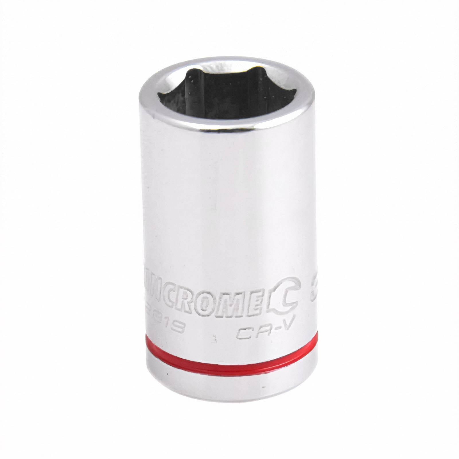 Kincrome 3/8" 1/4" Drive Socket, 6 Point Chrome Vanadium Mirror Polish