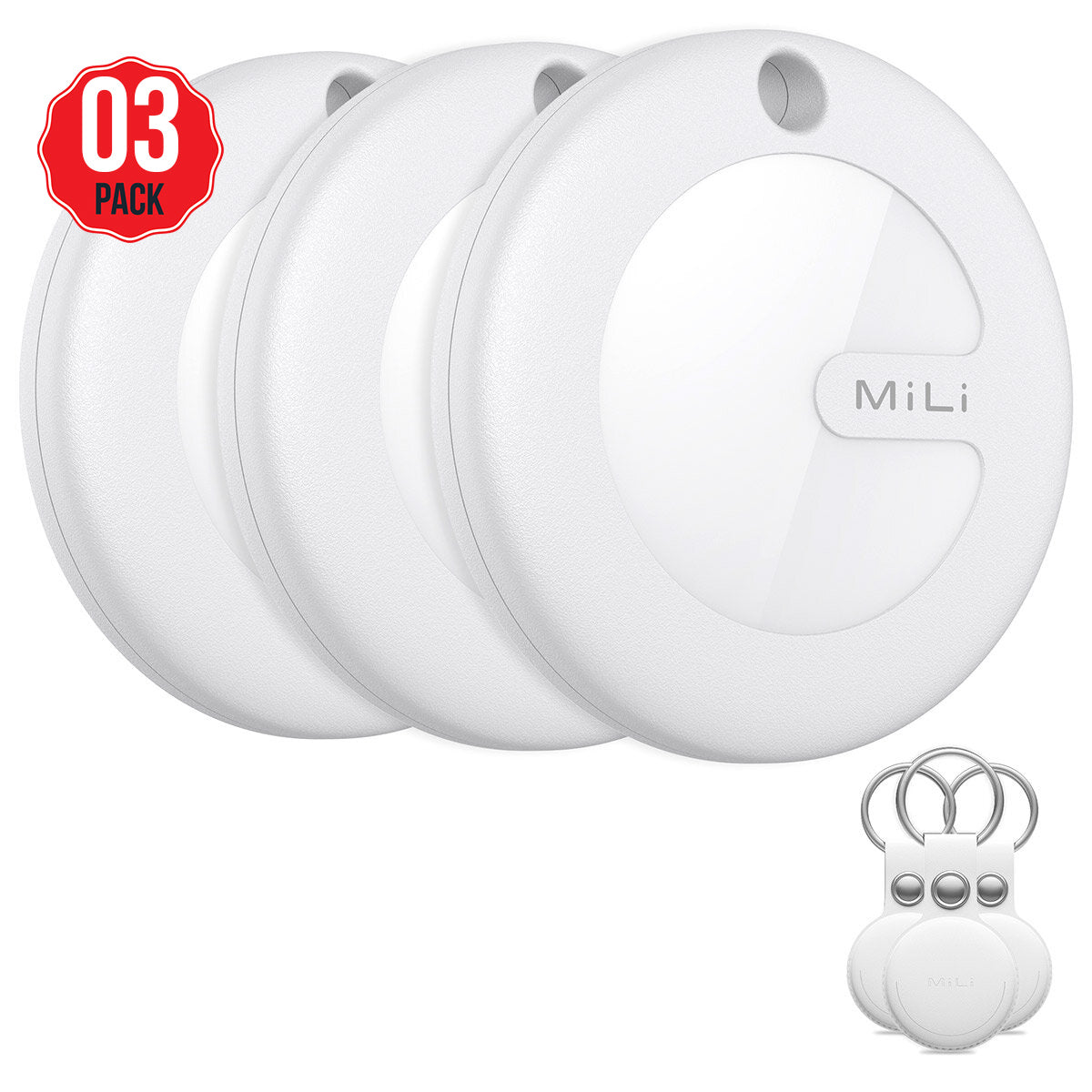 MiLi MiTag Item Finder 3 Pack HD-P16W3 - SuperSaverAU - view 1