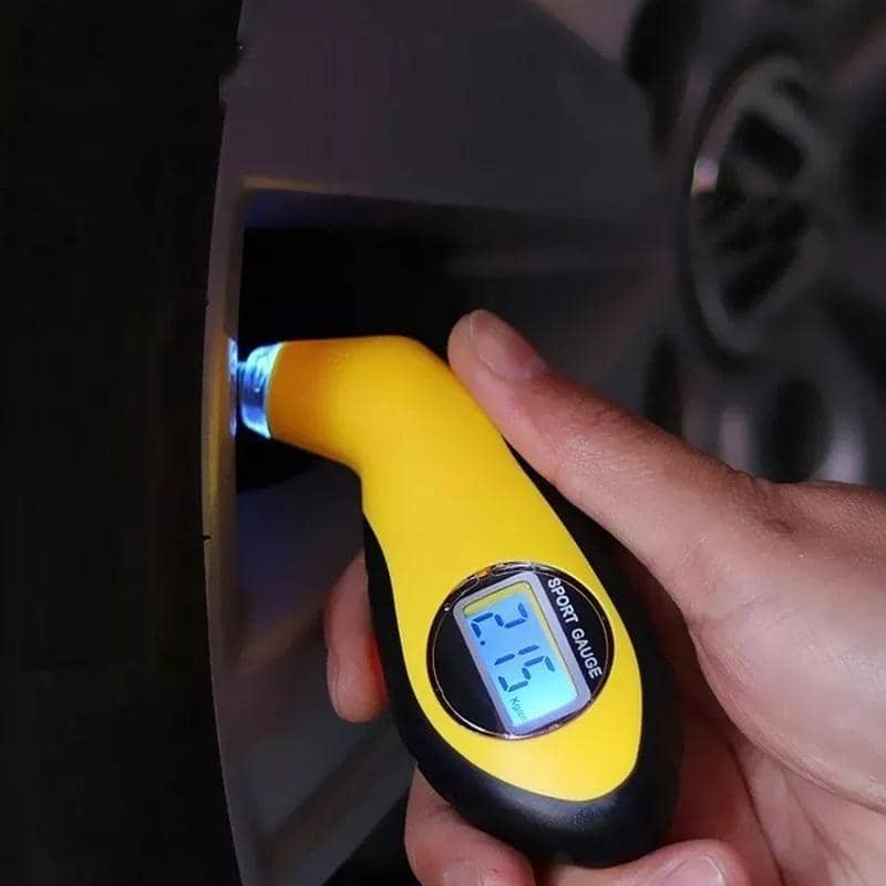 Digital Tyre Pressure Gauge for Car Bike Truck with Backlit Display and PSI Meter - view 5