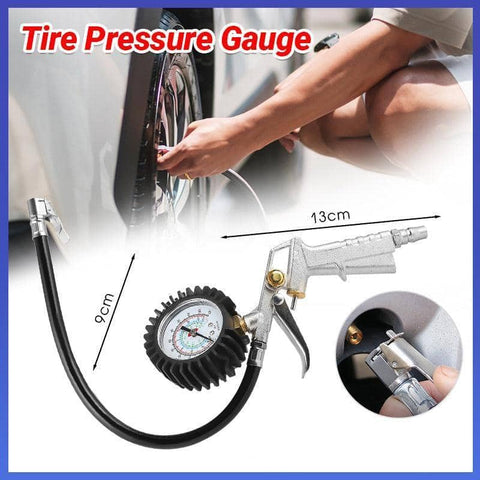 Digital Tyre Pressure Gauge and Inflator with Hose, 220 Psi