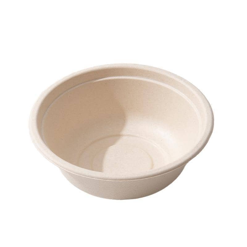 Disposable Bagasse Bowls with Lid, 350 ml - Pack of 250 - view 3