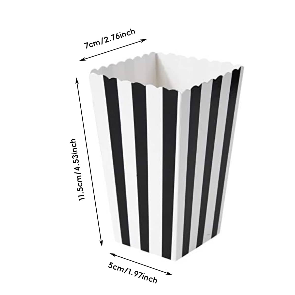 Disposable Food-Grade Popcorn Boxes, Pack of 100 - Gold - view 4
