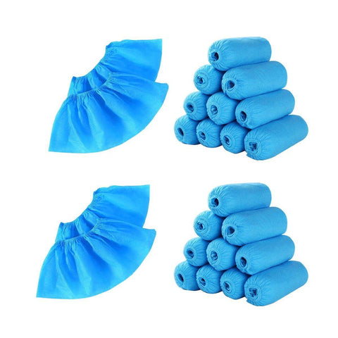 Disposable Non-Woven Anti-Slip Shoe Covers - Pack of 100 Pairs