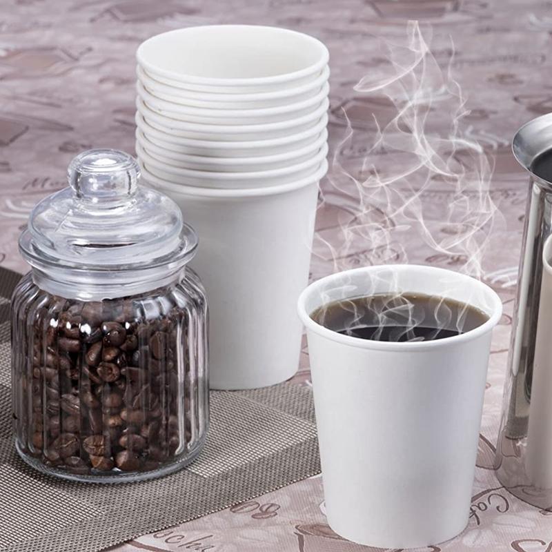 Disposable Paper Coffee Cups Single Wall - Large (16oz), Pack of 100 - view 4