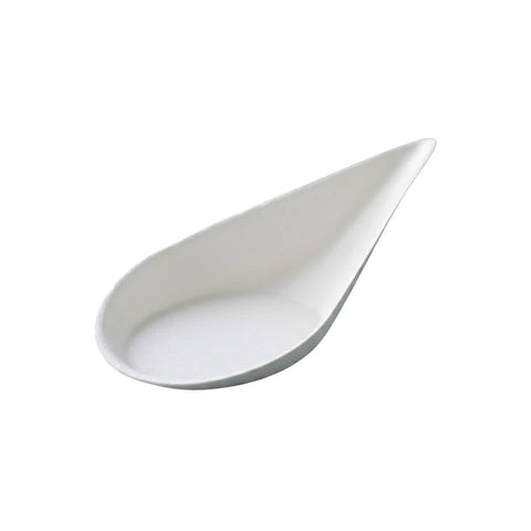 Disposable Paper Sauce Dip Dishes Pack of 100 - Teardrop Shape