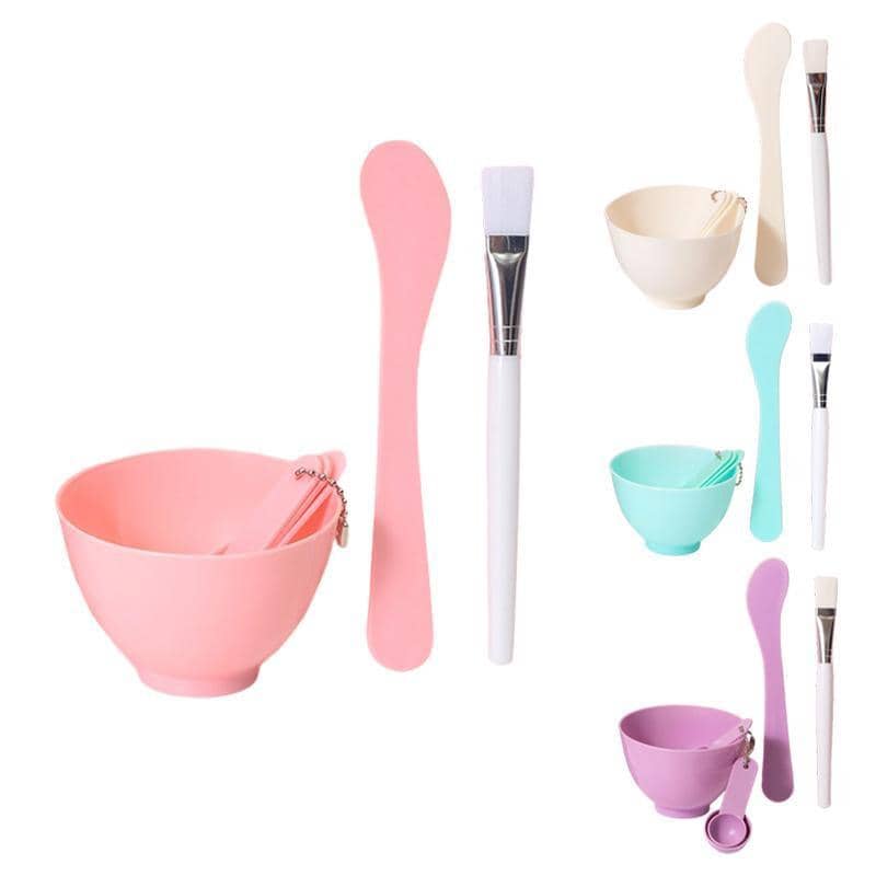 DIY Face Mask Mixing Bowl Set, Pack of 6 - Green - view 3