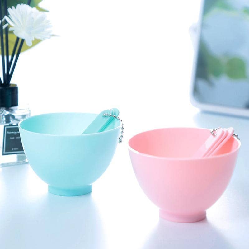 DIY Face Mask Mixing Bowl Set, Pack of 6 - Pink - view 4
