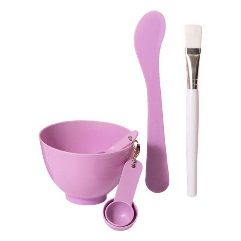 DIY Face Mask Mixing Bowl Set, Pack of 6 - Purple