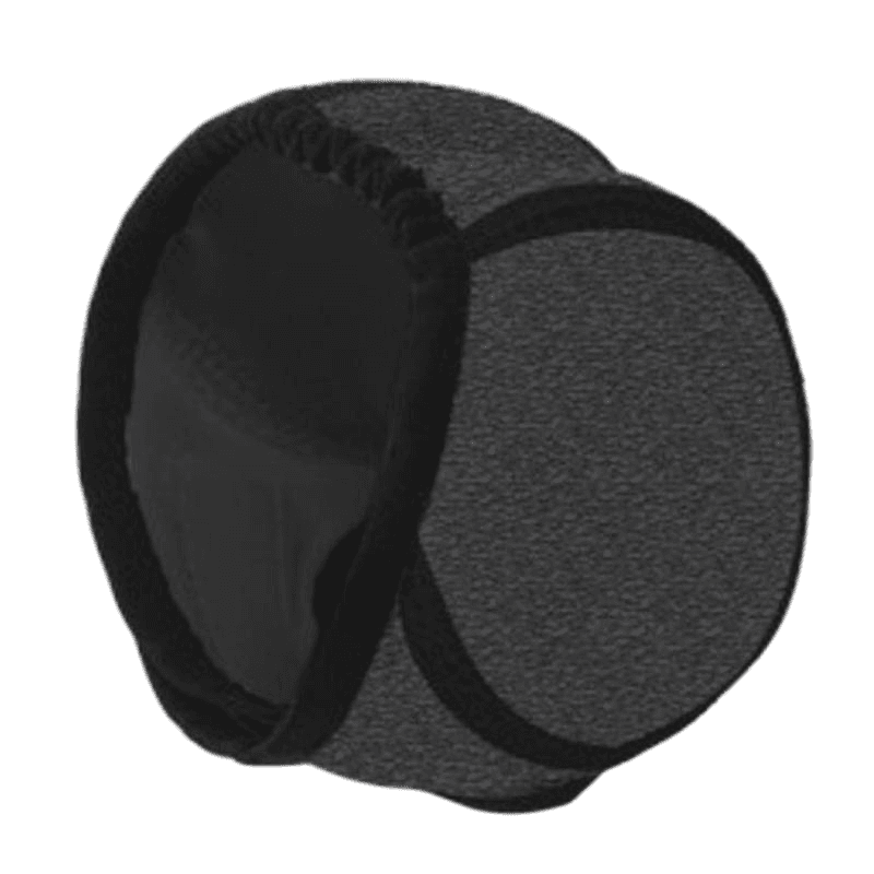Dog Earmuffs Waterproof Neoprene Headgear - Grey, Small (Head 25-38 cm)