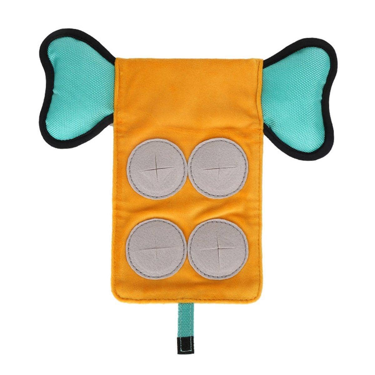 Dog Puzzle Toy with Hidden Treat Pockets, Food Dispensing Training Toy - view 2