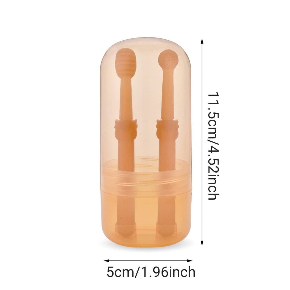 Dog Toothbrush and Tongue Brush Set with Protective Case - view 3