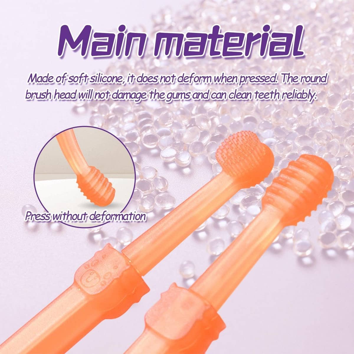 Dog Toothbrush and Tongue Brush Set with Protective Case - view 5