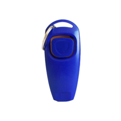 Dog Training Whistle and Clicker Combo - Blue